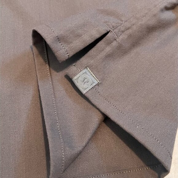 Lululemon Commission Long Sleeve Button Up Shirt Mens XXL Asphalt Grey - Picture 6 of 13